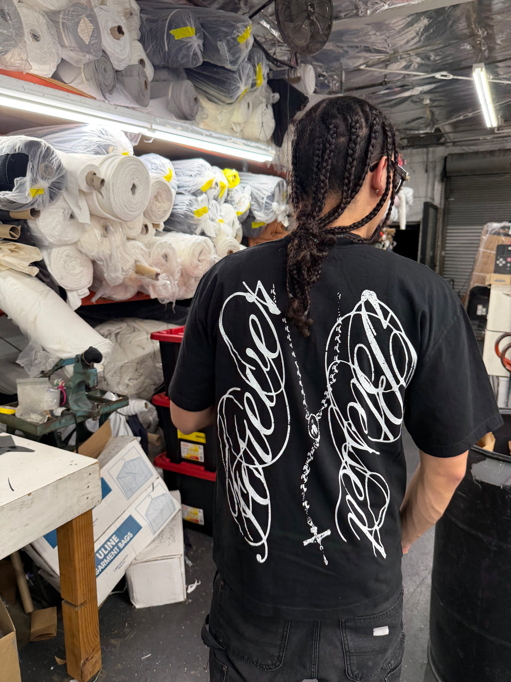 Onyx Staple Tee Black