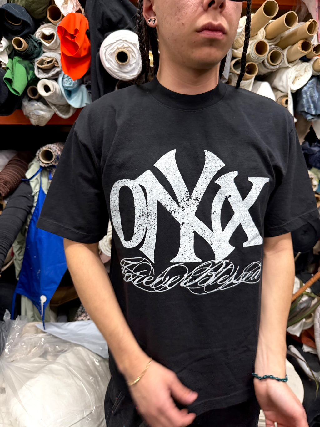 Onyx Staple Tee Black