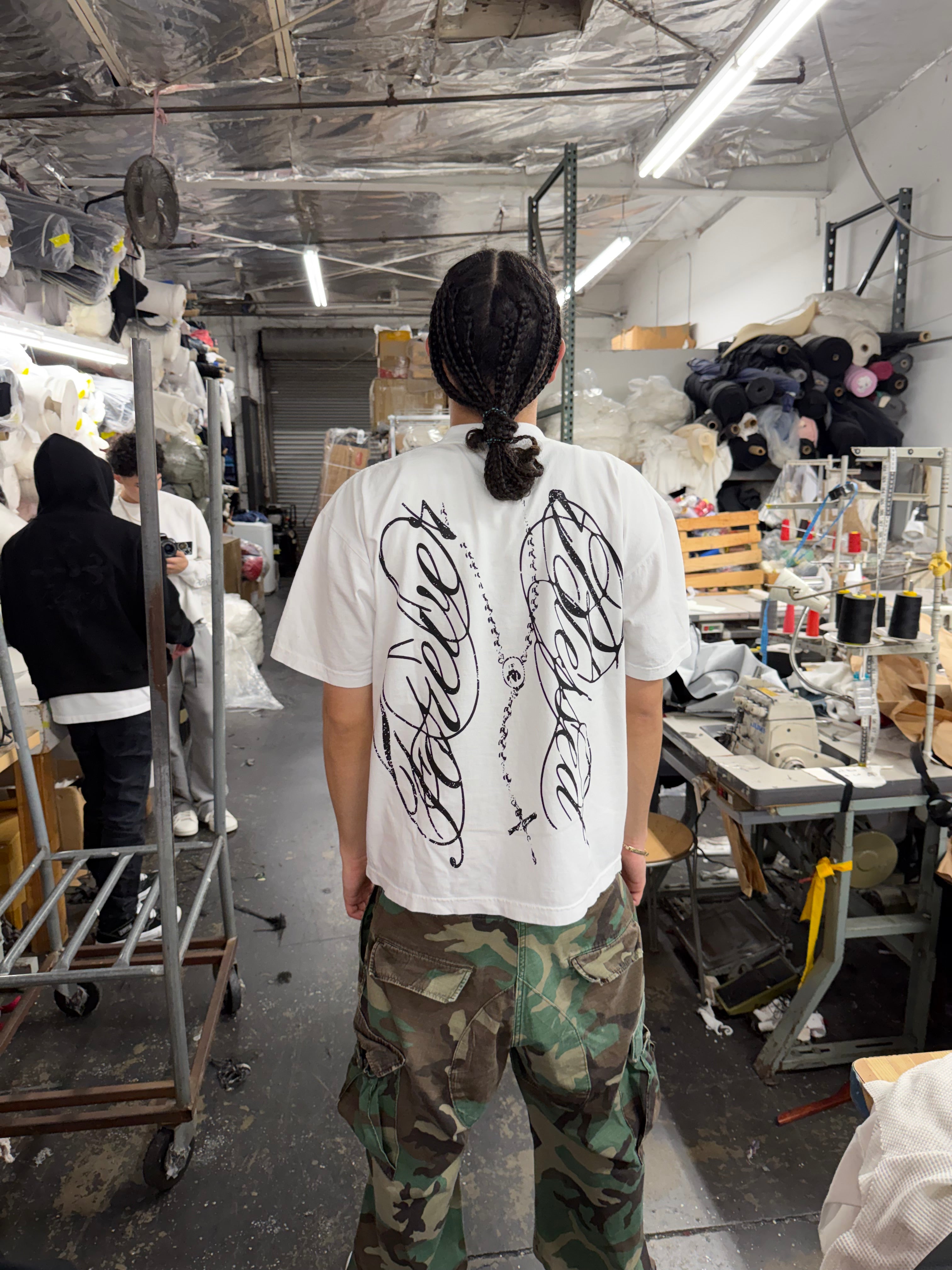 Onyx Staple Tee White